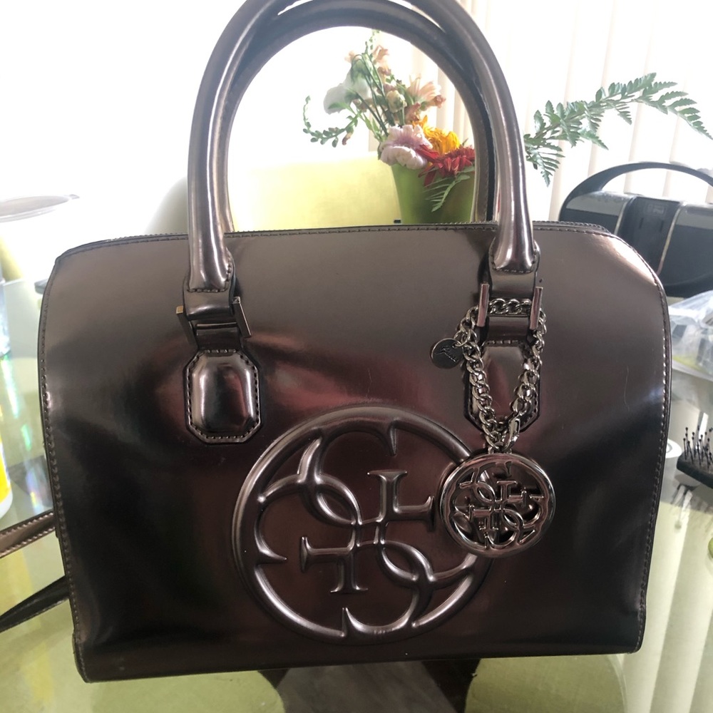 Genuine Guess Bag - Metallic Bronze